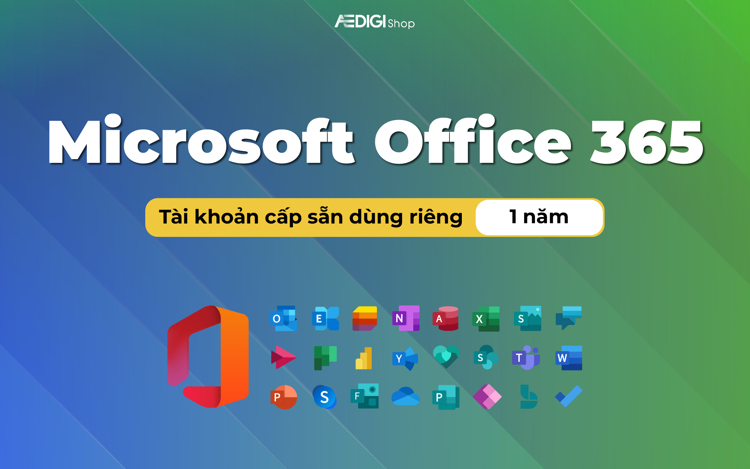 Tài khoản Microsoft Office 365 cấp sẵn